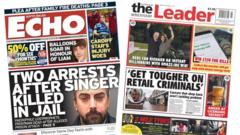 Wales' papers: Arrests after Watkins death and 'retail criminals'