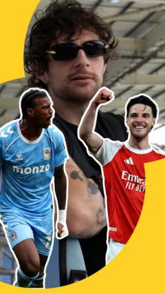 Coventry fan Tom Grennan says his team will be ready for Arsenal