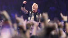 Heavy metal fans flock to Cardiff for Metallica gig