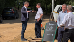 First minister 'wants answers' after visiting families in wake of quarry blast flooding