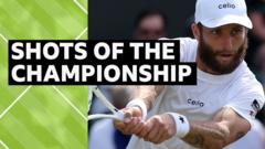 What Were the Best Men&#039;s Shots at Wimbledon 2025 from Evans and Djokovic?