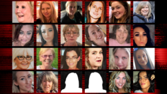 A picture of violence: The 24 women killed in four years