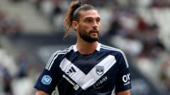 Former England striker Carroll leaves Bordeaux