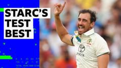 'Pink-ball master' Starc claims his best Test figures