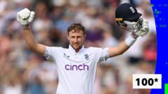 ‘England’s finest’ – Root reaches century