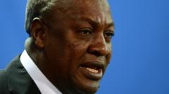 John Mahama, victorieux, promet un nouveau départ pour le Ghana