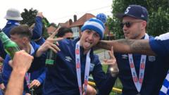 Fans line streets for Ipswich Town parade
