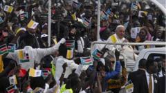 پاپ در سودان جنوبی