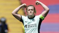Women's Champions League: Barcelona 0-1 Chelsea - Cuthbert puts visitors in front