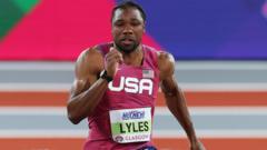 Watch: World Indoor Championship - Lyles, Warholm and GB's Reekie Nielsen all advance
