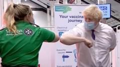 Boris Johnson, Bristol vaccination centres