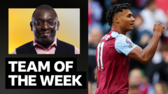 Who is in for second week in a row? - Garth Crooks' Team of the Week
