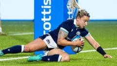 Scotland build for WXV2 with six-try win over Wales