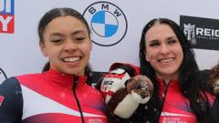Nicoll & Placide win silver at Bobsleigh World Cup