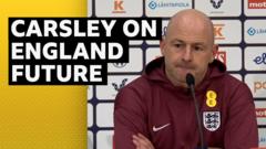 Carsley ‘definitely not’ ruling himself out of permanent England job