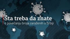 Анимација вируса корона и наслов