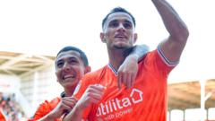 Blackpool keep up survival hopes with Wigan win