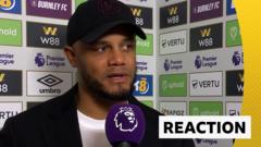 Burnley ‘need something special’ to stay up – Kompany