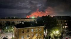 Взрывы и пожары в аэропорту Пскова