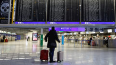 Flights cancelled at Frankfurt Airport