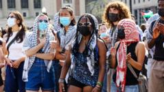 Columbia suspends students defying protest deadline