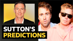 Sutton's FA Cup predictions v The Vaccines' Justin & Arni