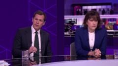 'Rob hasn't spoken to me': Watch awkward reunion of former Tory ministers