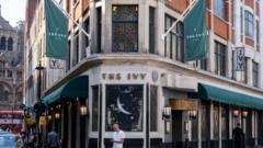 Mice filmed at high-end London restaurant The Ivy