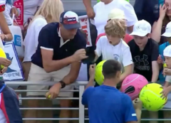 CEO who snatched boy's hat at US Open says he made 'huge mistake'