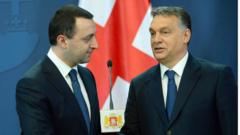 Ираклий Гарибашвили и Виктор Орбан