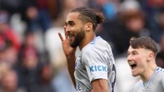 Calvert-Lewin clinches Everton win on poignant day