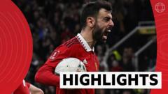 Man Utd come from behind to beat nine-man Fulham