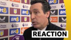 Villa excited to be in title race - Emery