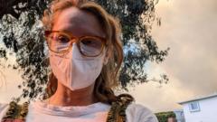 'I have nothing to go back to' - BBC reporter tells of LA fires heartbreak