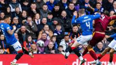 Scottish Premiership: Motherwell lead at Ibrox, Aberdeen Dundee also in front