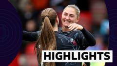 Man City keep pace with Chelsea after WSL win at Brighton