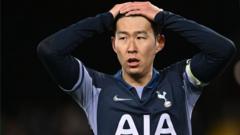 ‘Unacceptable’ Spurs ‘didn’t put the effort in’ – Son