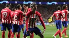 Champions League: Barca lead PSG, Atletico 2-0 up against Dortmund