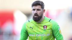 Derby keeper Josh Vickers pays tribute to wife
