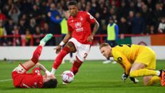 Forest's Williams out for season with broken jaw