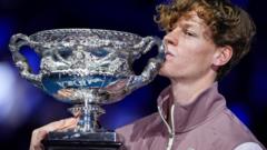 Sinner 'dances in pressure storm' to win first major
