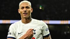 Richarlison scores twice as Spurs thump Newcastle