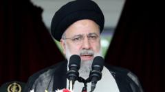 Helicopter carrying Iranian president in 'hard landing' - state media