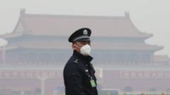 中國首都北京的霧霾