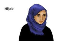 Woman wearing a Hijab