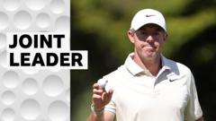 McIlroy bounces back to take share of BMW Championship lead