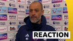 Nuno frustrated Forest did not take their chances