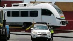 Ghana’s new train collides with lorry in test run