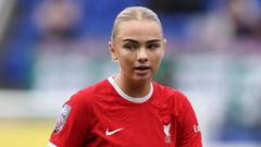 Liverpool’s Lundgaard out for rest of WSL season