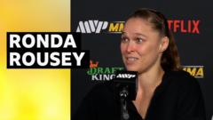 Rousey calls UFC's McGregor announcement 'catty'